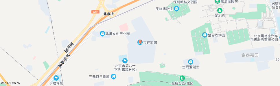 北京京旺家园中街北口_公交站地图_北京公交_妙搜公交查询2024