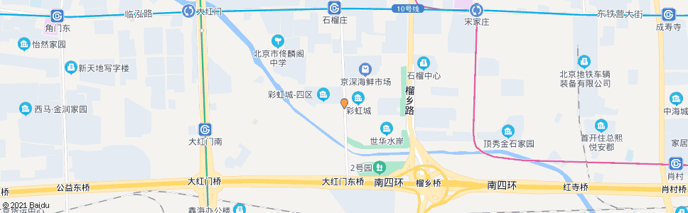 北京彩虹城小区_公交站地图_北京公交_妙搜公交查询2024