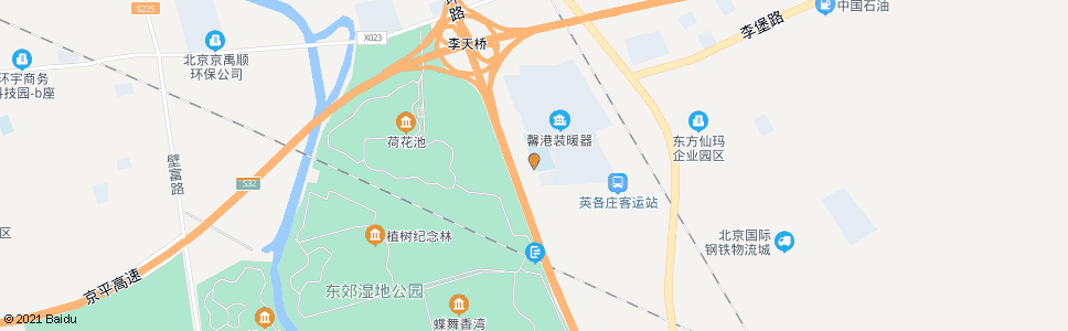 北京馨港庄园_公交站地图_北京公交_妙搜公交查询2025