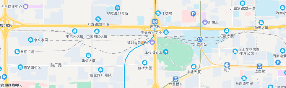 北京吴家场路_公交站地图_北京公交_妙搜公交查询2024