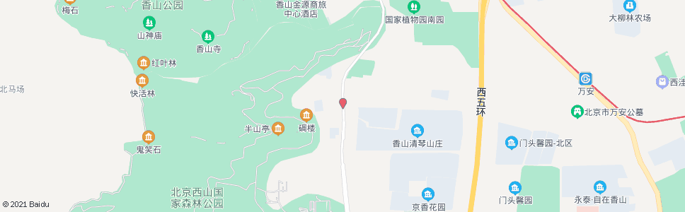 北京红旗村_公交站地图_北京公交_妙搜公交查询2024