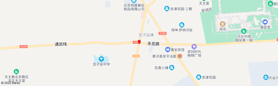 北京觅子店_公交站地图_北京公交_妙搜公交查询2025