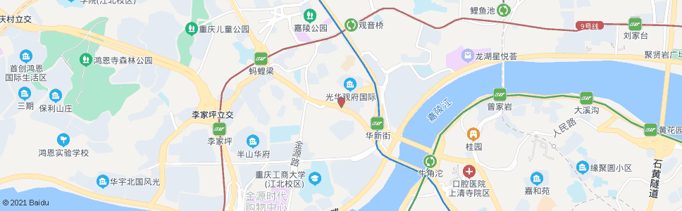 重庆华唐路_公交站地图_重庆公交_妙搜公交查询2024