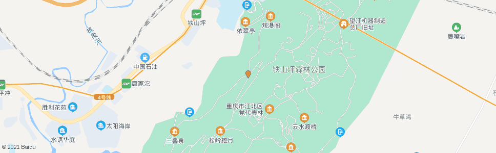 重庆铁山大道_公交站地图_重庆公交_妙搜公交查询2025