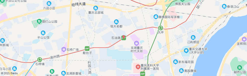 重庆石油路站_公交站地图_重庆公交_妙搜公交查询2025