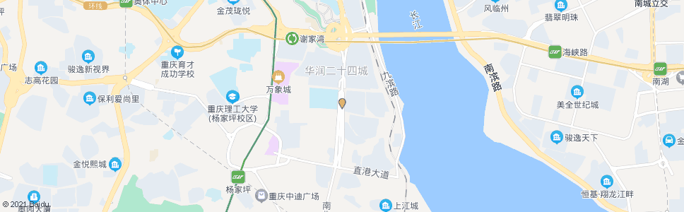 重庆南北大道_公交站地图_重庆公交_妙搜公交查询2024