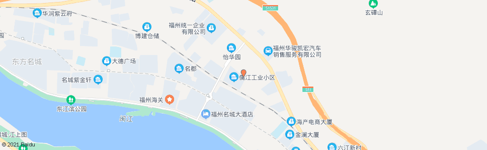 福州马江茶山路口_公交站地图_福州公交_妙搜公交查询2025