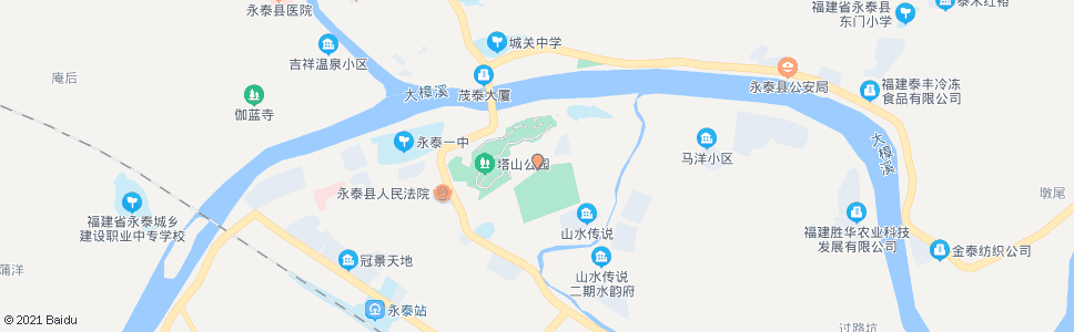 福州永泰站前大道_公交站地图_福州公交_妙搜公交查询2025