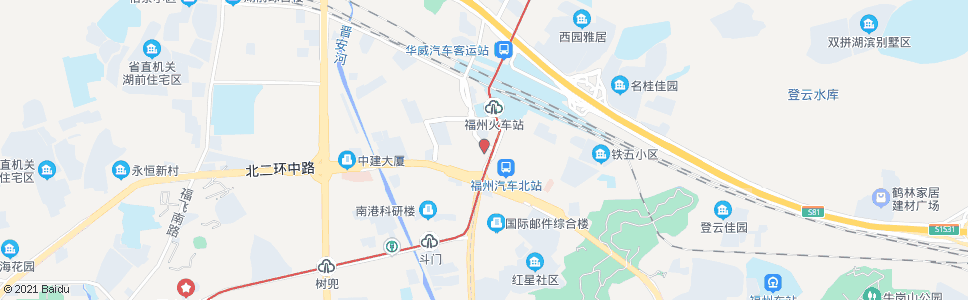 福州豪山大酒店_公交站地图_福州公交_妙搜公交查询2025