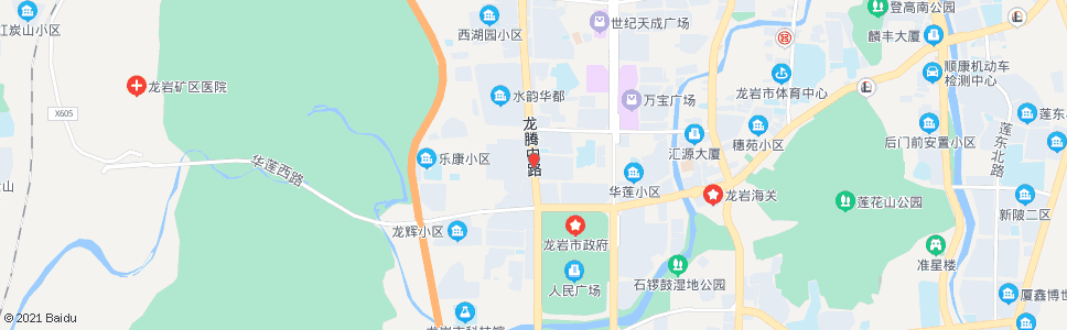 龙岩市职工服务中心(文行灯饰)_公交站地图_龙岩公交_妙搜公交查询2024