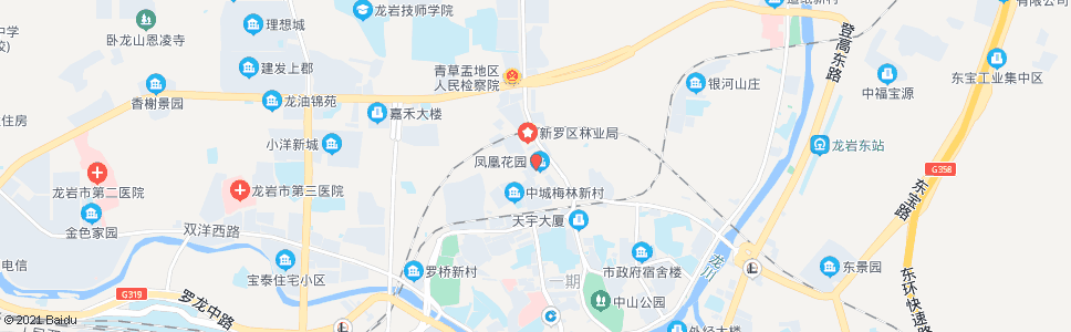 龙岩果园新村_公交站地图_龙岩公交_妙搜公交查询2025