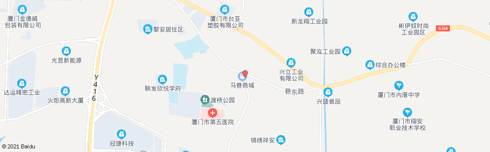 厦门马巷公交枢纽站(巷西路)_公交站地图_厦门公交_妙搜公交查询2024