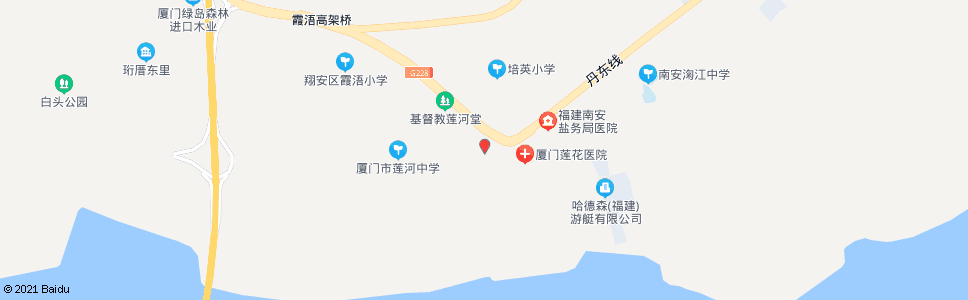 厦门莲河总院_公交站地图_厦门公交_妙搜公交查询2025