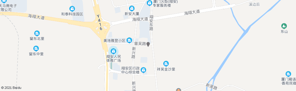 厦门新店车场_公交站地图_厦门公交_妙搜公交查询2024