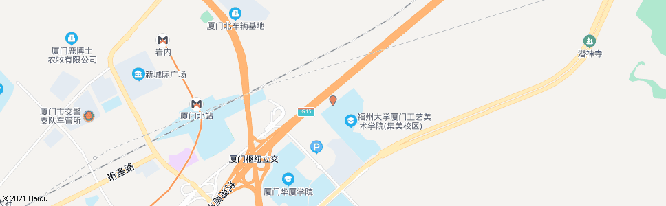 厦门福大工艺美院_公交站地图_厦门公交_妙搜公交查询2025