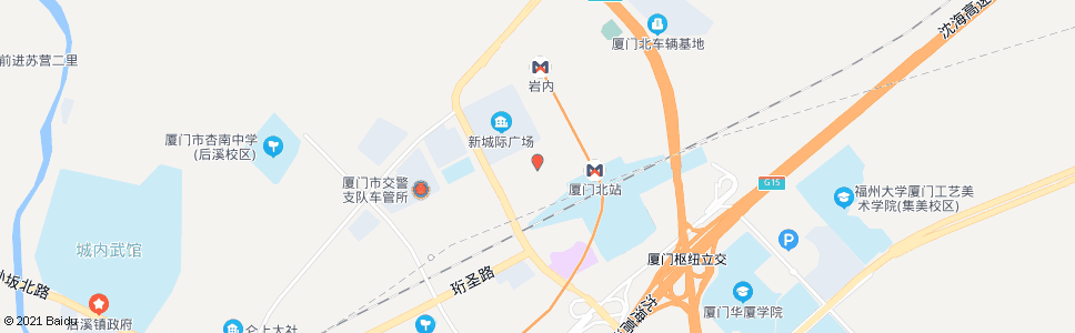 厦门后溪长途车站_公交站地图_厦门公交_妙搜公交查询2025