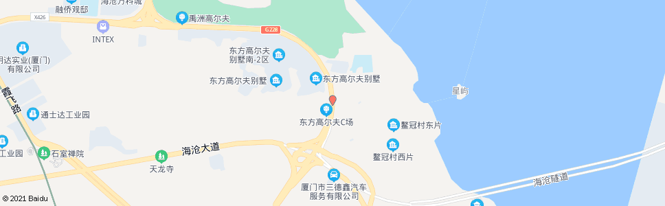 厦门鳌冠村_公交站地图_厦门公交_妙搜公交查询2025