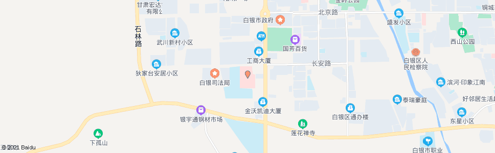 白银中西医结合医院_公交站地图_白银公交_妙搜公交查询2025