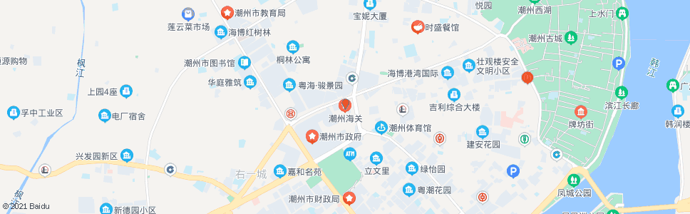 潮州莱美路口(海关)_公交站地图_潮州公交_妙搜公交查询2024