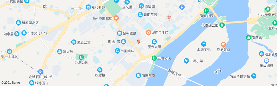 潮州坤辉花园_公交站地图_潮州公交_妙搜公交查询2025