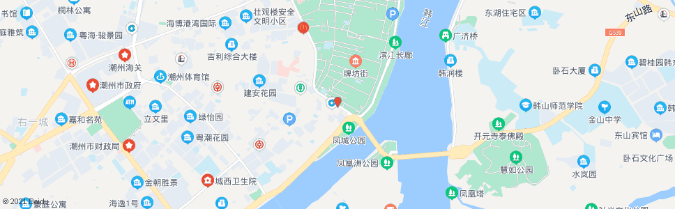 潮州南桥市场_公交站地图_潮州公交_妙搜公交查询2025