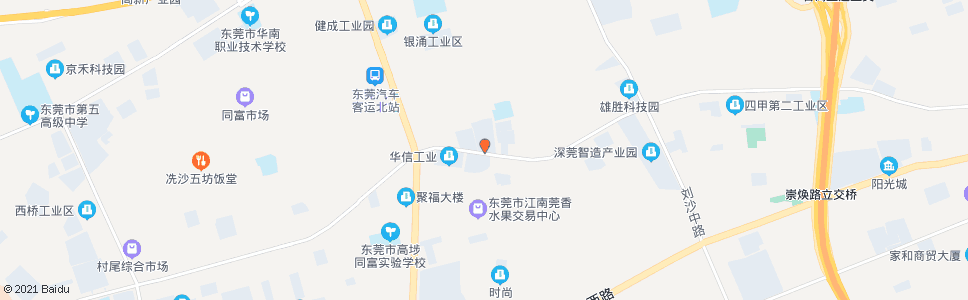 东莞高埗佰鸿电子厂_公交站地图_东莞公交_妙搜公交查询2025