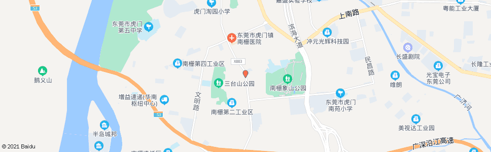 东莞南栅市场(健侨医院)_公交站地图_东莞公交_妙搜公交查询2024