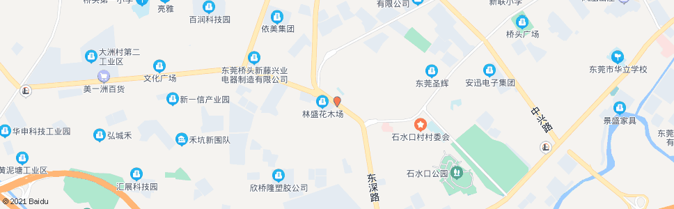 东莞岭厦村_公交站地图_东莞公交_妙搜公交查询2024