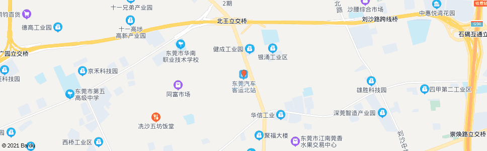 东莞汽车北站_公交站地图_东莞公交_妙搜公交查询2024