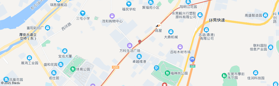 东莞道滘路口_公交站地图_东莞公交_妙搜公交查询2025