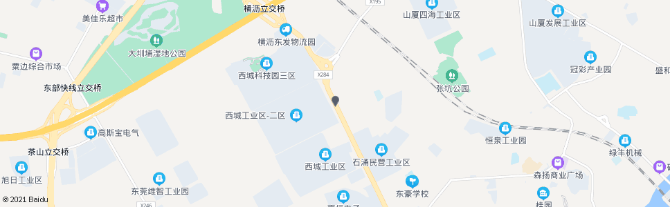 东莞西城科技园2区_公交站地图_东莞公交_妙搜公交查询2024