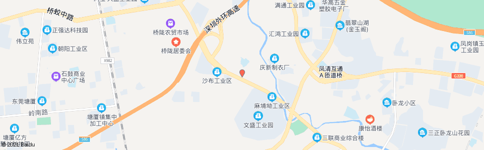 东莞竹尾田村_公交站地图_东莞公交_妙搜公交查询2025