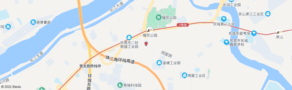 东莞周屋路北_公交站地图_东莞公交_妙搜公交查询2024