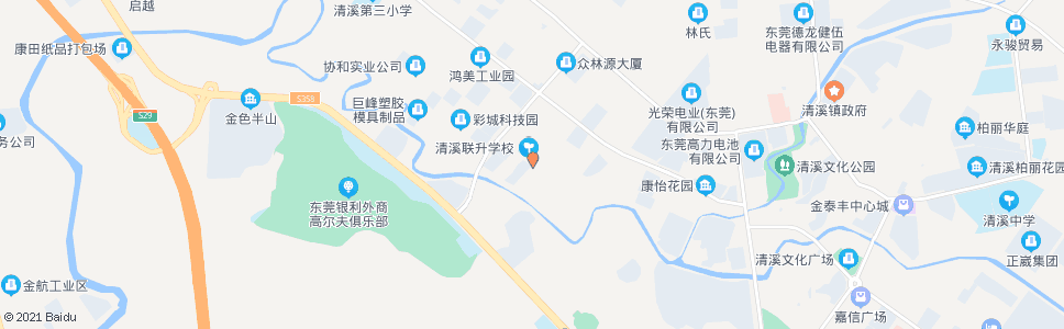 东莞联升小学_公交站地图_东莞公交_妙搜公交查询2024