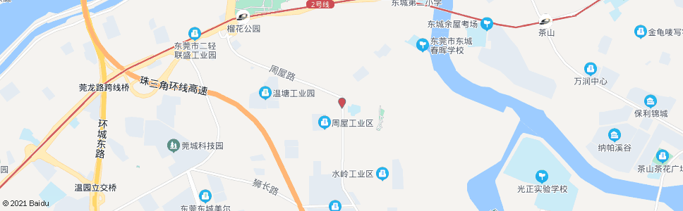 东莞周屋村_公交站地图_东莞公交_妙搜公交查询2024