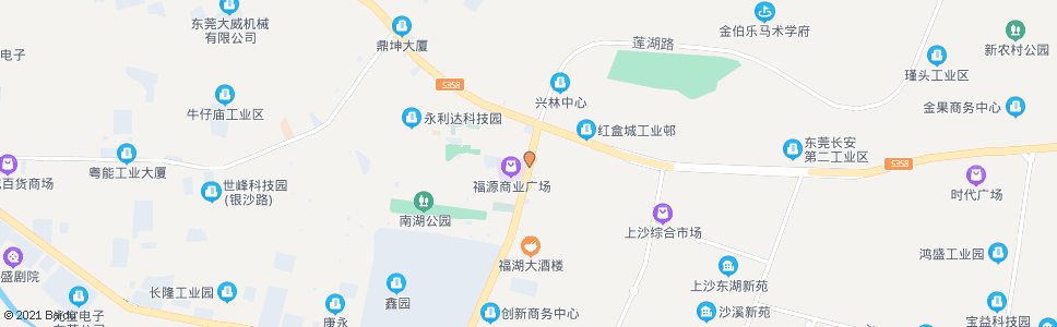 东莞福海广场站_公交站地图_东莞公交_妙搜公交查询2025