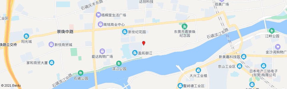 东莞水南脉洲村_公交站地图_东莞公交_妙搜公交查询2025