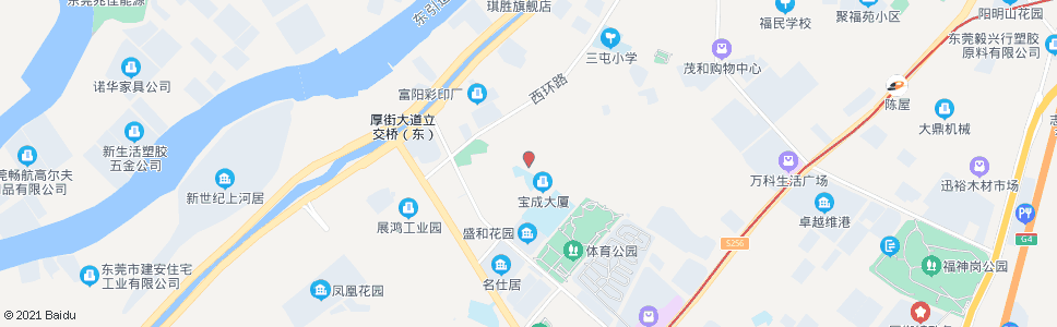 东莞宝屯市场_公交站地图_东莞公交_妙搜公交查询2024