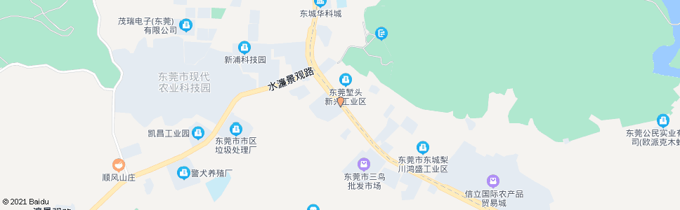 东莞上山门_公交站地图_东莞公交_妙搜公交查询2024