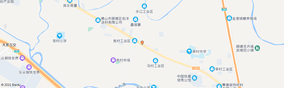 佛山水口牌坊(三乐路)_公交站地图_佛山公交_妙搜公交查询2024