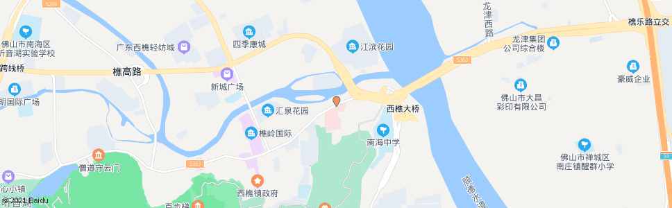 佛山江浦路_公交站地图_佛山公交_妙搜公交查询2024