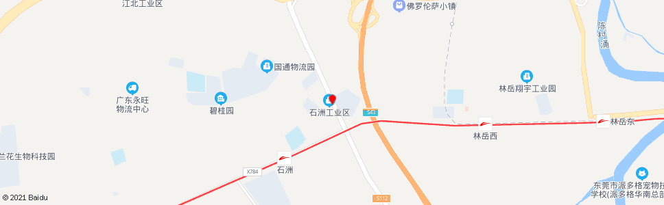 佛山白陈路石洲村_公交站地图_佛山公交_妙搜公交查询2024