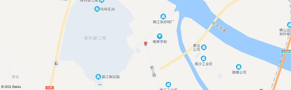 佛山南岸社区卫生服务站_公交站地图_佛山公交_妙搜公交查询2024