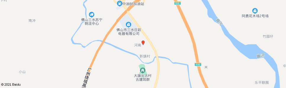 佛山河南村_公交站地图_佛山公交_妙搜公交查询2024