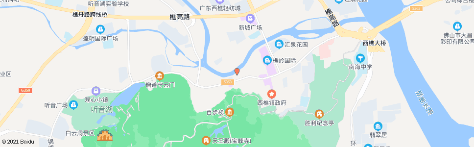 佛山长堤路_公交站地图_佛山公交_妙搜公交查询2024