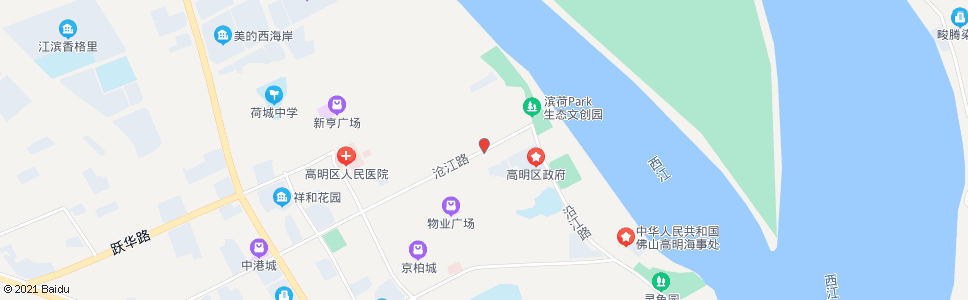 佛山街心公园_公交站地图_佛山公交_妙搜公交查询2025