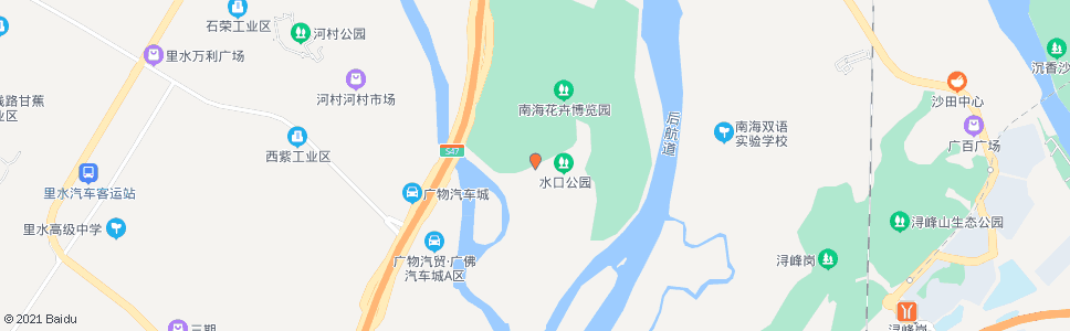 佛山水口村_公交站地图_佛山公交_妙搜公交查询2025