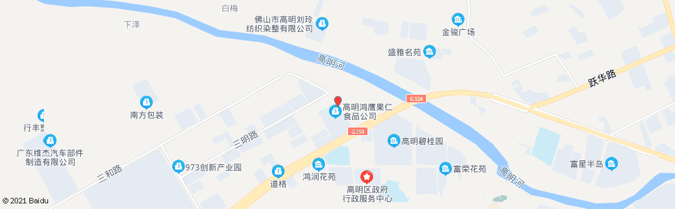 佛山兴明路_公交站地图_佛山公交_妙搜公交查询2025