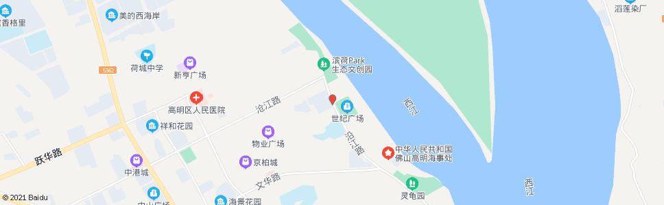 佛山府前站_公交站地图_佛山公交_妙搜公交查询2025