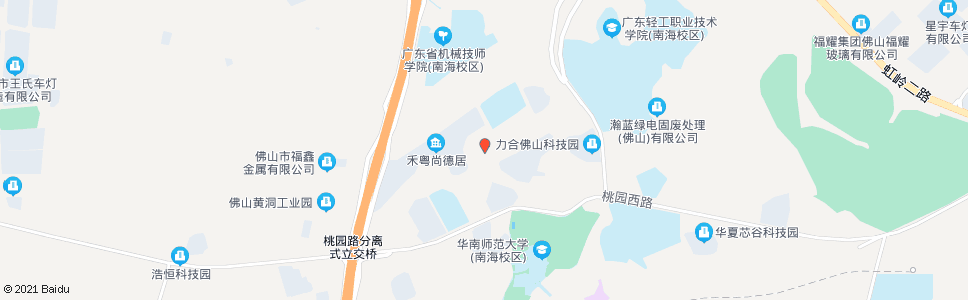 佛山狮山大学城路口(唐边)_公交站地图_佛山公交_妙搜公交查询2024